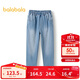巴拉巴拉女童牛仔褲2025春兒童蘿卜褲蝴蝶結長(cháng)褲【商場(chǎng)同款】202125108005