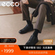 愛步（ECCO）正裝鞋 增高牛皮休閑皮鞋男 雅仕男鞋系列207124 黑色42