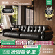 美柏奧黛麗真皮沙發(fā)客廳法式復古意式極簡(jiǎn)2025新款中古黑色頭層皮沙發(fā) 多人位2.5米（分體） V-uitra【全真皮/透氣全青皮】