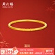 周六福  黃金手鐲女款足金古法簡約奢華實心金鐲子送女友 計價 56mm-27.22g