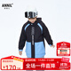 安奈兒（Annil）【商場(chǎng)同款】童裝男童中長(cháng)款棉衣冬棉服夾棉保暖棉襖 黑色 130cm