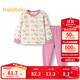 巴拉巴拉寶寶睡衣套裝冬季三層夾棉男女童家居服小童外出保暖208424171206