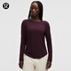 lululemon丨Love 女士莫代爾拉絨長(cháng)袖套頭衫 LW3GEHS 烏梅紫 M /8