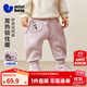 迷你巴拉巴拉男童女童寶寶褲子2025冬新品遠紅外發(fā)熱鎖 夢(mèng)幻粉60346 90 cm
