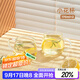 物生物（RELEA）玻璃杯男女士茶水分離辦公泡茶杯雙層耐高溫花茶杯帶把手 小花杯170ml*2只（單杯無(wú)杯蓋）