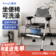 康際可折疊孕婦坐便器老人坐便椅大便座椅家用廁所蹲坑移動(dòng)馬桶6205H