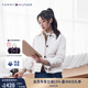 TOMMY HILFIGER秋冬女裝休閑菱形格紐扣翻領(lǐng)寬松保暖短款棉服夾克外套 米色AC0 M （推薦：115-130斤）
