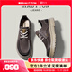 皓頓（HAUT TON）復古戶(hù)外工裝鞋男鞋時(shí)尚運動(dòng)休閑皮鞋板鞋子男 GZ3002 褐色 42