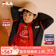FILA【新雪麗棉】斐樂(lè )童裝兒童棉服2025年春季新款男童保暖外套 傳奇藍-NV 160cm