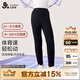 久歲伴速暖絨兒童保暖褲女童秋冬雙層加絨厚款校服打底褲大童高腰棉毛褲