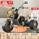 貝趣兒童電動(dòng)車(chē)摩托車(chē)1-3-6歲寶寶三輪車(chē)小孩玩具車(chē)可坐人遙控電瓶車(chē) 超大棕金色【遙控雙驅+藍牙+音樂(lè ) 1-7歲生日周歲六一兒童節禮物