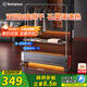 西屋（Westinghouse）石墨烯踢腳線(xiàn)取暖器家用電暖器烘衣架暖風(fēng)機移動(dòng)地暖大面積取暖神器智能節能臥室全屋升溫WTH-S608