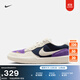 耐克男女透氣平底滑板鞋冬季情侶翻毛皮NIKE SB FORCE 58 DV5477 403黑曜石色/淺土褐/野葡萄紫 37.5