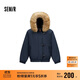 森馬（Semir）羽絨服女冬季可脫卸毛領(lǐng)牛角扣80絨子2025學(xué)院風(fēng)外套109725113026