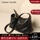 CALWAN KEODH包包女包單肩斜挎包通勤腋下包百搭ck風(fēng)女士包生日禮物送女友老婆 【黑色】小眾輕奢大容量大包實(shí)用走心女生閨蜜