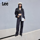 Lee【張凌赫代言】428懶懶褲舒適高腰直腳不易褪色女牛仔褲888000 清水洗 26