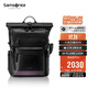 新秀麗（Samsonite）男士雙肩包15.6英寸電腦包商務(wù)高端牛皮革書(shū)包生日禮物 TM3