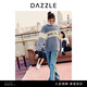 DAZZLE【邱天同款】地素 褲子24冬新款牛仔燙鉆直筒褲 藍色 S