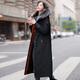 厚公主鵝絨羽絨服女2025冬季新款90絨派克服可拆卸過(guò)膝長(cháng)款狐貍毛領(lǐng)大衣 長(cháng)款120Cm 建議身高165及以上 L 推薦110-130斤