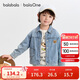 巴拉巴拉balaOne寶寶牛仔外套可愛(ài)小熊男童秋裝2025上衣百搭208325105105