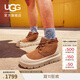 UGG冬季男女同款時尚厚底系帶紐姆休閑彩殼雪地靴時尚靴 1143991 CWTC | 栗色/灰白色 39