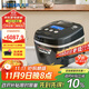 虎牌（TIGER） 壓力IH智能多功能壓力電飯煲 日本原裝進(jìn)口高端系列4-5人份 黑色 5L JPC-G18C-KM