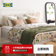 宜家（IKEA）STRANDLUMMER斯丹魯默被套枕套床上用品夏季床單三件套 被套和2個(gè)枕套200x230cm  多色/花卉圖案