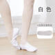 艾舞戈體操鞋專(zhuān)業(yè)舞蹈鞋帆布小白鞋男女跳舞鞋現代舞鞋軟底練功 白色37
