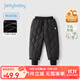 JELLYBABY女童棉褲加厚保暖女寶寶褲子外穿冬季女童冬裝束腳防風(fēng) 黑色 130CM