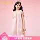 巴拉巴拉女童裙子兒童連衣裙2025新款夏裝中大童無(wú)袖裙子甜美純棉 夢(mèng)幻粉60356 150 (2XL)