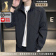 JASONWOOD品牌輕奢侈夾克男新款冬季外套男高級感運動(dòng)風(fēng)冬衣男外套 黑色（春秋款） [官方正品]  M [專(zhuān)柜同款]