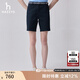 HAZZYS哈吉斯女裝 春季款女士時(shí)尚簡(jiǎn)約休閑短褲女ACDSP0BAP55 藏青色NV 36 (155/68A 36)