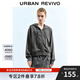 UR【HOT】2025秋季新款女裝休閑工裝風(fēng)半松緊腰半裙UYY550045 冷灰 M