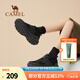 駱駝（CAMEL）盤龍女鞋新款防滑防水休閑鞋耐磨運(yùn)動鞋緩震徒步鞋戶外登山旅游鞋 FB22236784，黑色，女 密網(wǎng)版 37
