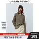 UR【HOT】2025秋季新款女氣質(zhì)日常撞色條紋長(zhǎng)袖T恤UWM450132 咖棕條紋 S