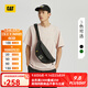 CAT卡特肩挎包男女同款新品城市輕戶(hù)外多帶休閑背包商場(chǎng)同款B6855 黑色 均碼