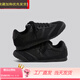 鞋子女黑色德訓鞋2025新款春季復古百搭輕便跑步些運動(dòng)休閑小黑鞋 純黑色 【送運費險】 38 (240mm) 【偏小一碼】