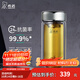 希諾（HEENOOR）雙層抗菌玻璃杯男女士隔熱鵝蛋高顏值高檔帶濾網(wǎng)茶杯車(chē)載便攜水杯 珠光本色410ml