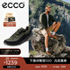 愛(ài)步（ECCO）戶(hù)外運動(dòng)鞋男 徒步登山鞋男士休閑鞋男鞋 奧途824254 HL 黑色/軍綠色82425456665 41