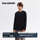 薩洛蒙（Salomon）男款 戶(hù)外運動(dòng)舒適透氣輕量休閑長(cháng)袖T恤 TRACKLINE LS TEE 深黑色 C26498 M