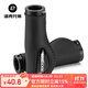 洛克兄弟自行車(chē)把套硅膠肉球減震舒適山地車(chē)副把鎖死握把車(chē)手把套 黑色(肉球款)