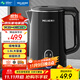 美菱（MeiLing）電水壺燒水壺 家用1.8L雙層防燙熱水壺 304不銹鋼內膽電熱水壺MH-A1829B