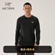 ARC'TERYX始祖鳥(niǎo) CAPTIVE ARC'WORD LS 透氣 男子 棉質(zhì)長(cháng)袖T恤 BLACK/黑色 M