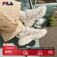 FILA 楊冪同款|斐樂(lè )官方女鞋FERN2運動(dòng)鞋2025秋季新款蕨草鞋2代休閑鞋 奶白/粉綠色-GC 37.5