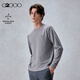 G2000【多面彈性/商場(chǎng)同款】男裝秋冬印花logo磨毛舒適長(cháng)袖T恤