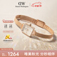 丹尼爾惠靈頓（DanielWellington）DW手表女全新復古小方糖鋼帶腕表石英表七夕禮物送女友DW00100731