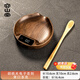 容山堂實(shí)木電子茶則茶葉稱(chēng)克稱(chēng)茶荷迷你稱(chēng)重器茶稱(chēng)茶勺茶道配件 胡桃木電子茶則-束口本色