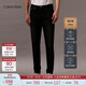 Calvin KleinJeans四季款男士休閑ck黑色洗水微彈合體楔形錐形牛仔褲J322277 1BY-牛仔黑 32