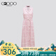 G2000【全棉】G2000女裝SS24商場新款配腰帶寬松舒適無袖印花連衣裙 全棉面料-粉色連衣裙47寸 M