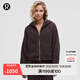 lululemon丨Scuba 女士超寬松款拉鏈連帽衫 LW3HTLS 紅杉棕/金 M /L